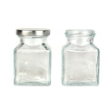 150ml square fruit jam glass jar with tall neck